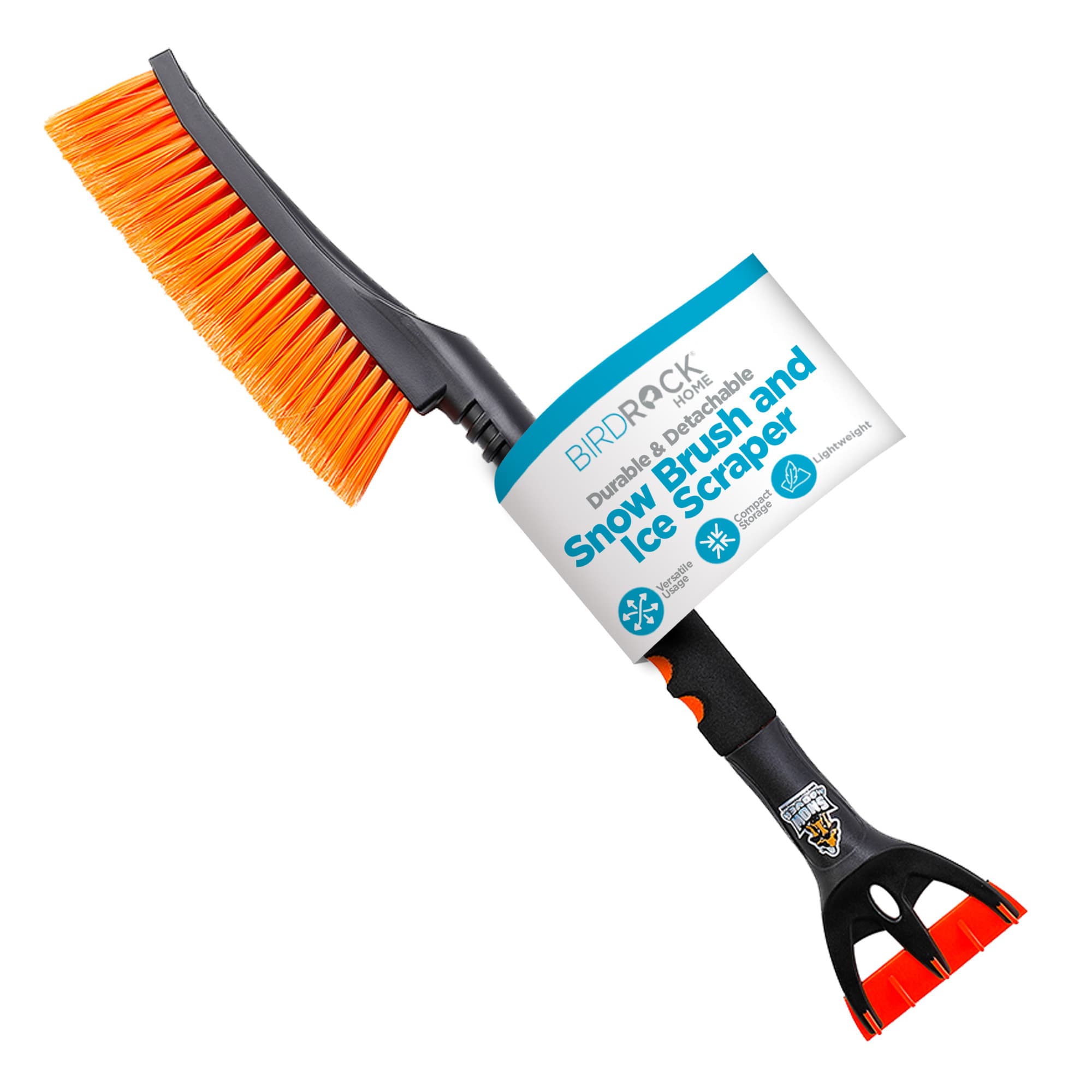 24" Snow Brush with Detachable Ice Scraper